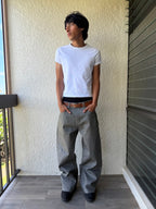Grey Selvedge Bootcut Denim