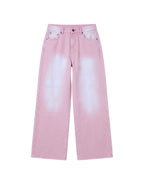 Pink Bootcut Denim