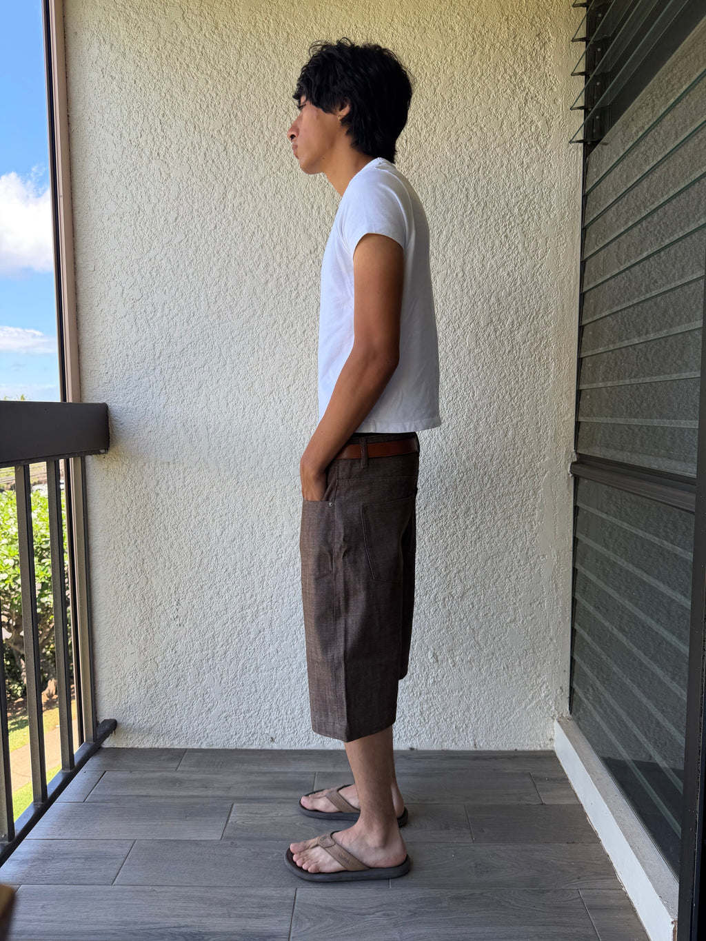 Brown Selvedge Jorts