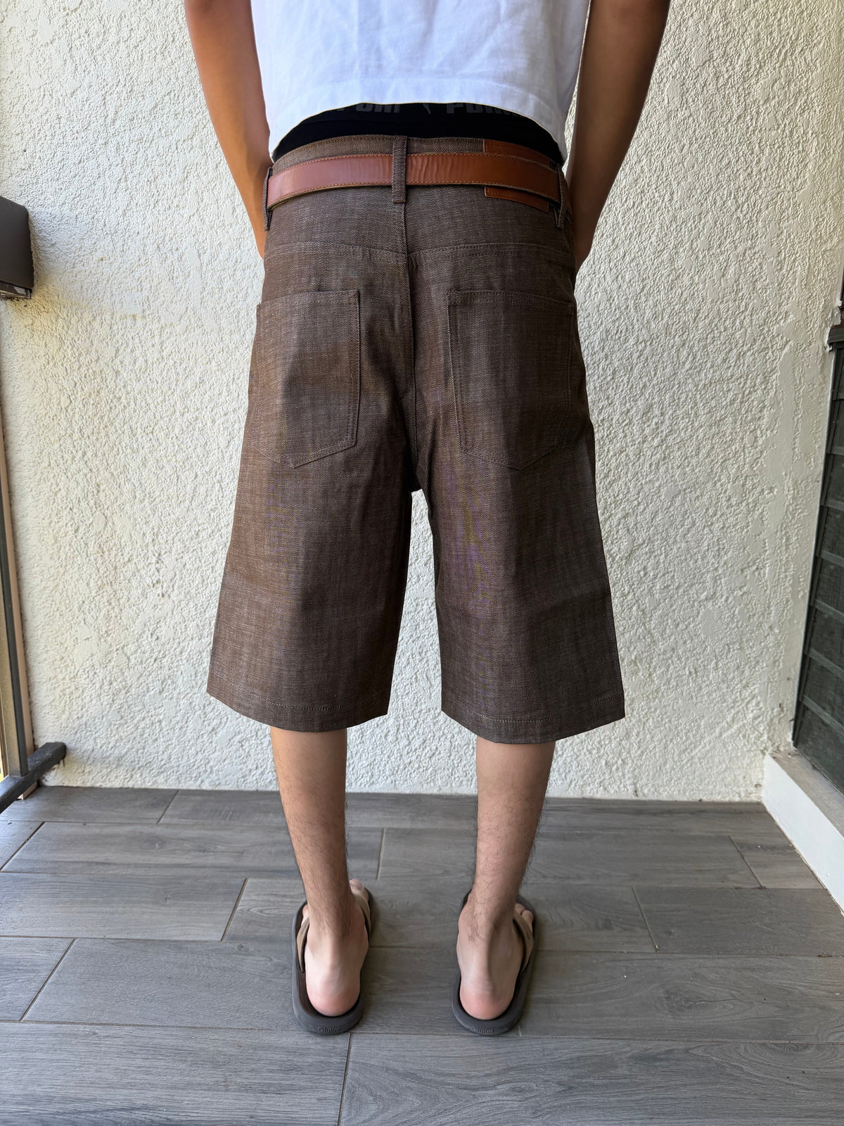 Brown Selvedge Jorts