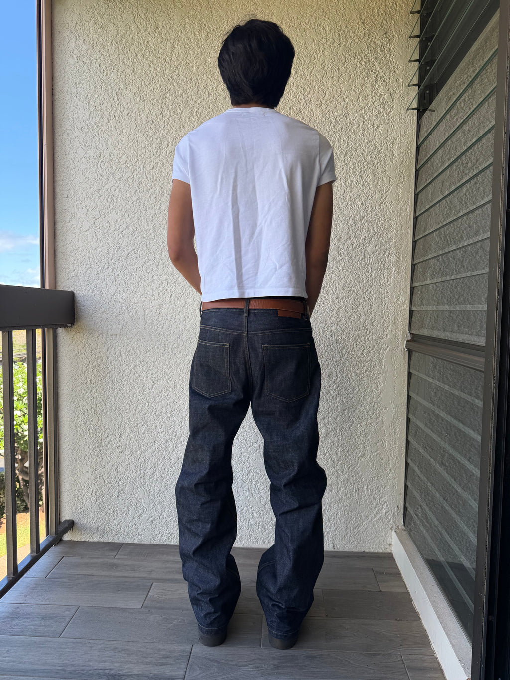 Blue Selvedge Straight Fit Denim