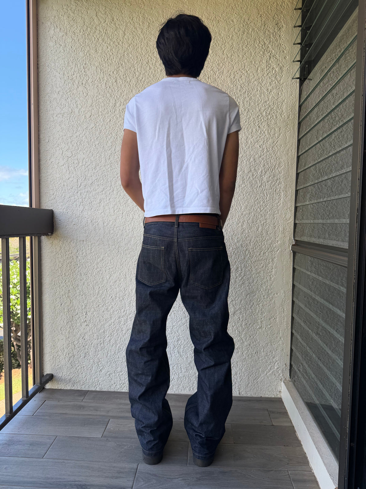 Blue Selvedge Straight Fit Denim