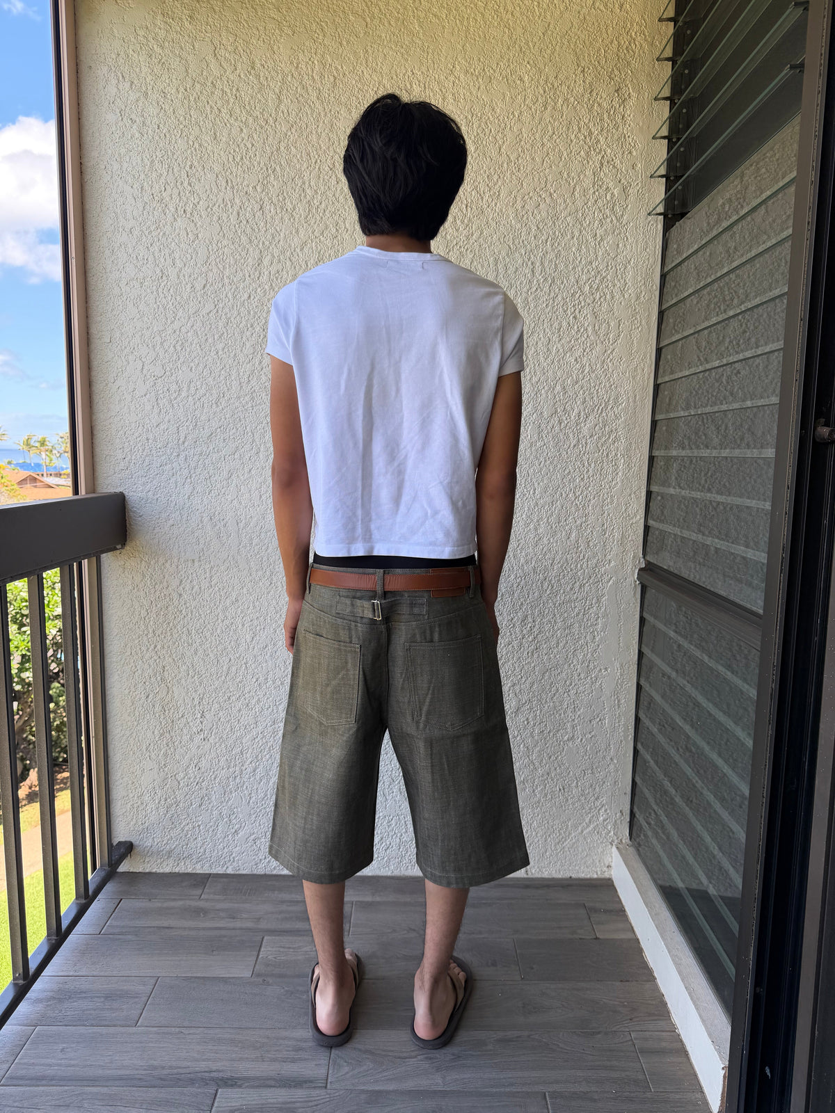 Green Selvedge Jorts