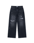 Bootcut Black Worn Denim