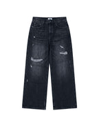 Bootcut Black Worn Denim