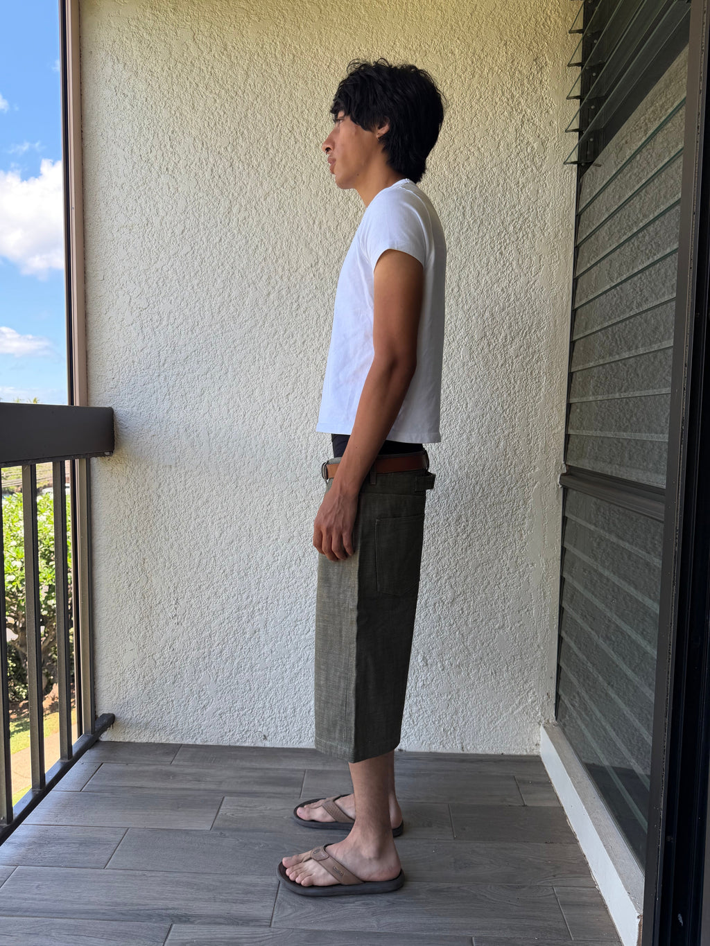 Green Selvedge Jorts