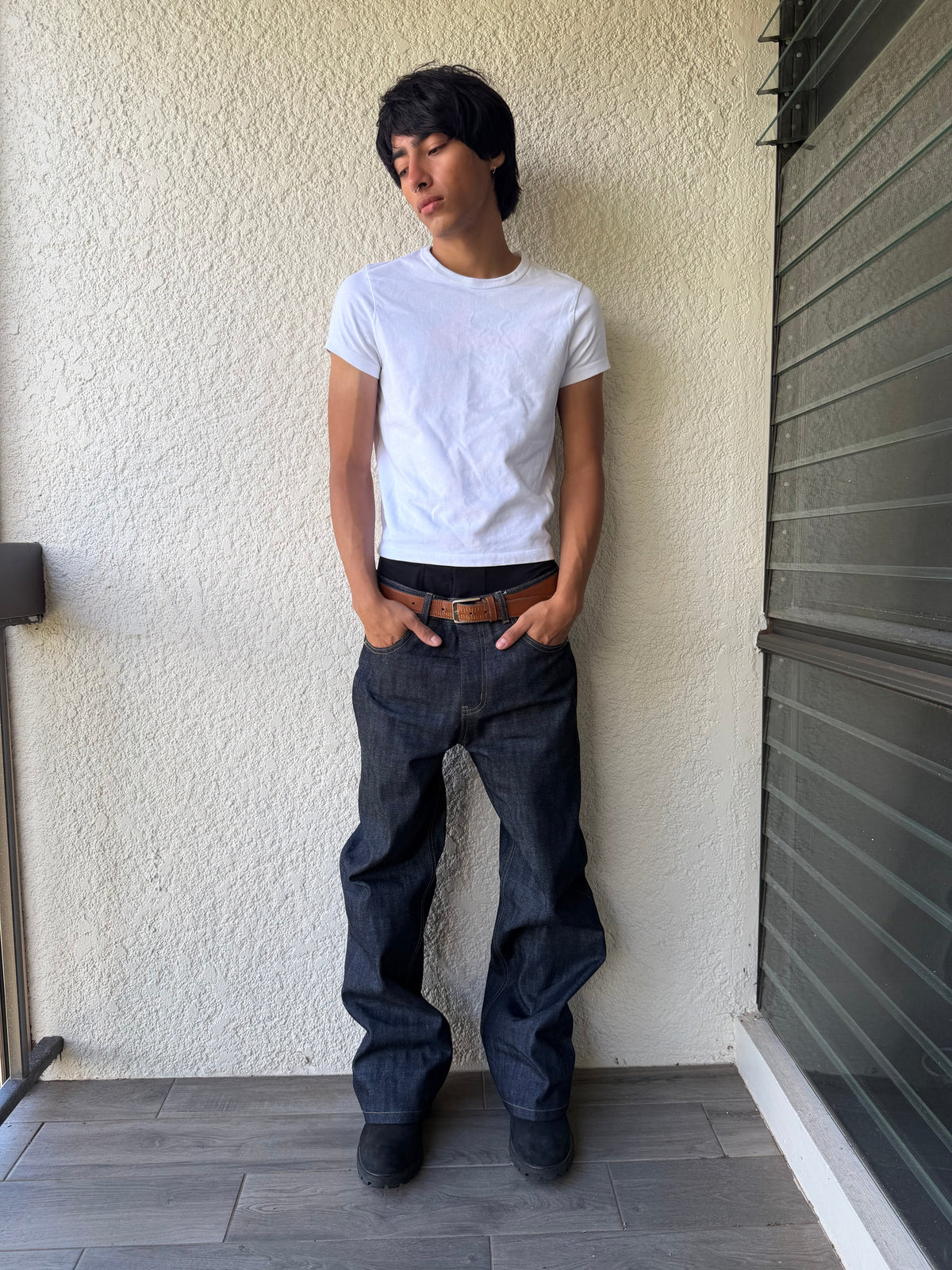 Blue Selvedge Straight Fit Denim