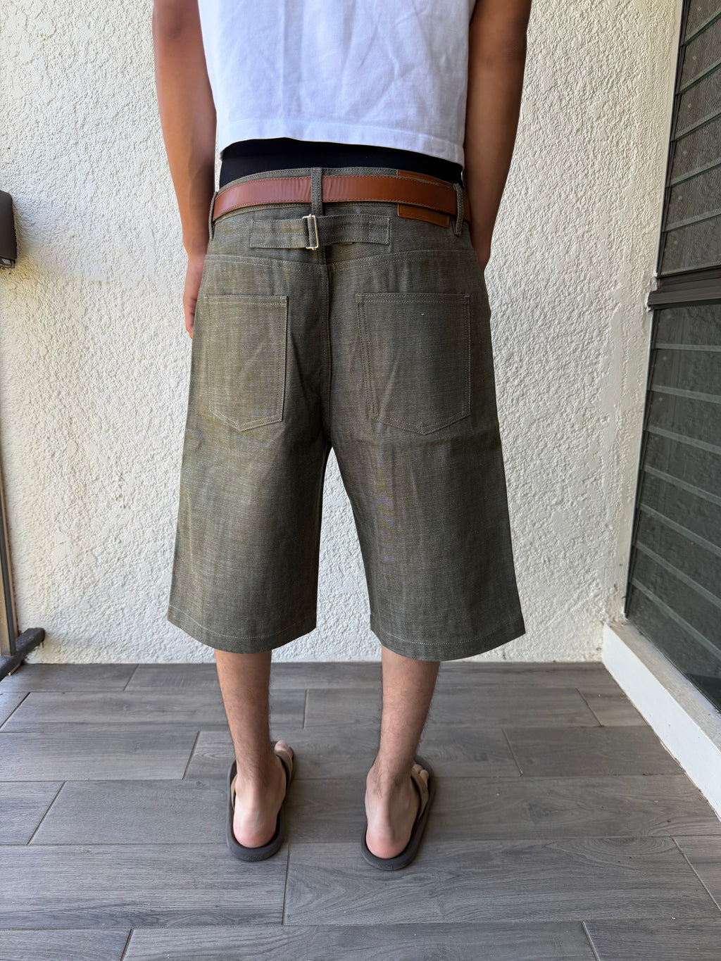 Green Selvedge Jorts