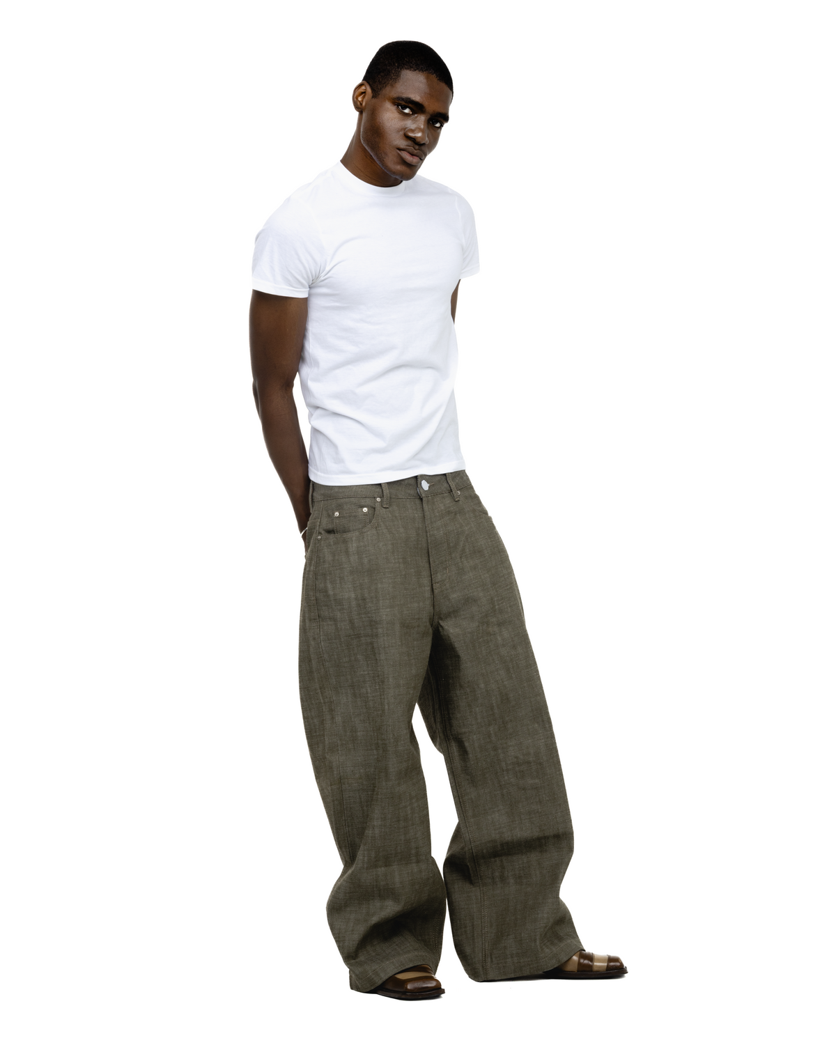 Green Selvedge Denim