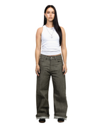 Green Bootcut Selvedge Denim