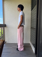 Pink Bootcut Denim