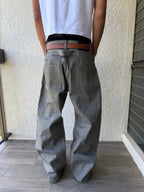 Grey Selvedge Bootcut Denim