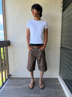 Brown Selvedge Jorts