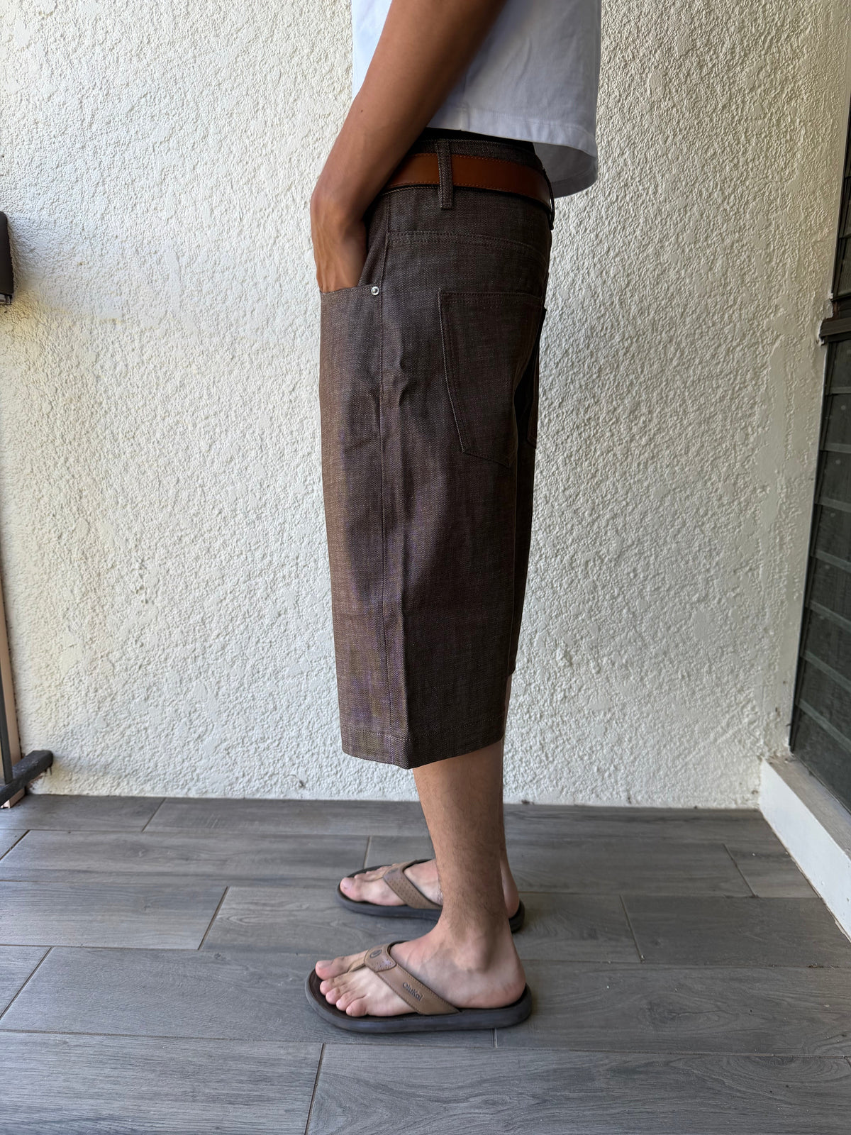 Brown Selvedge Jorts