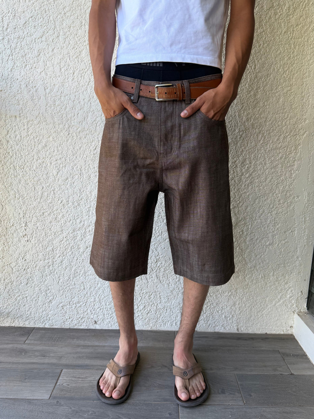 Brown Selvedge Jorts