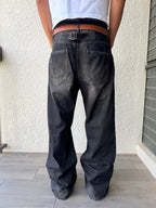 Bootcut Black Worn Denim