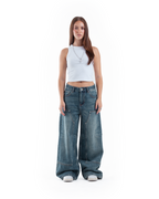 Blue Double Knee Denim