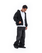 Black Double Knee Denim