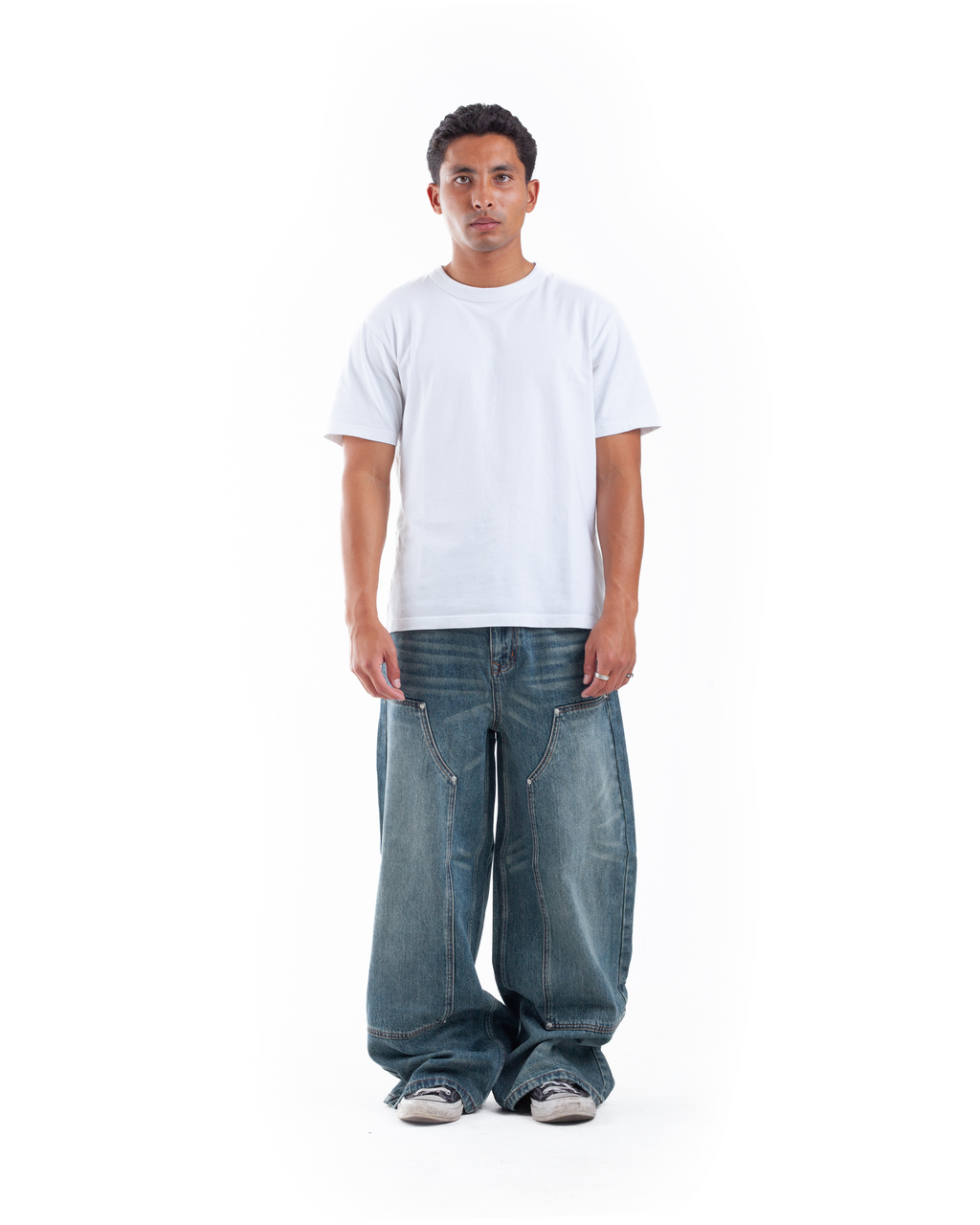 Blue Double Knee Denim