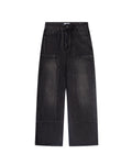 Black Double Knee Denim