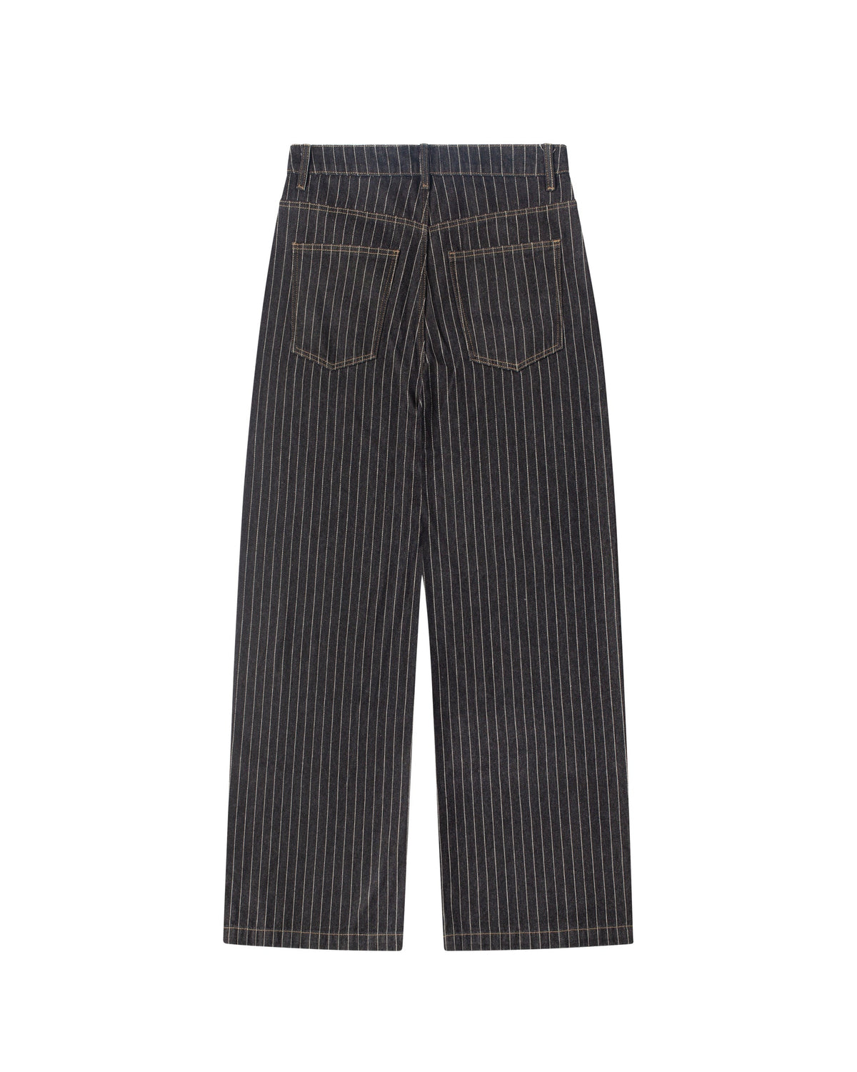 Black Pinstripe Denim