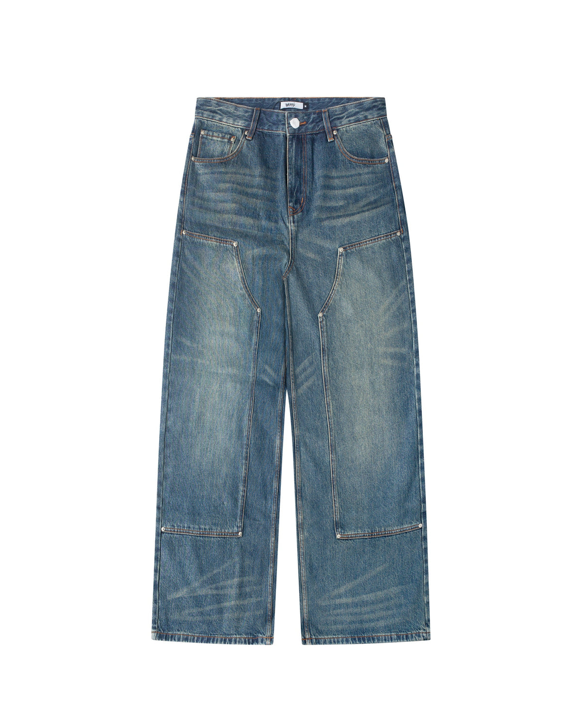 Blue Double Knee Denim