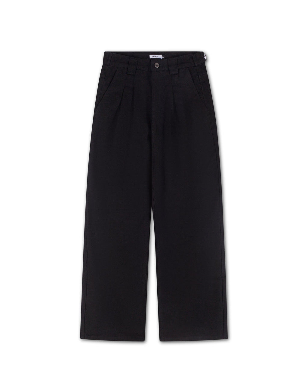 Black Pleated Denim