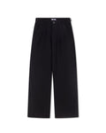 Black Pleated Denim
