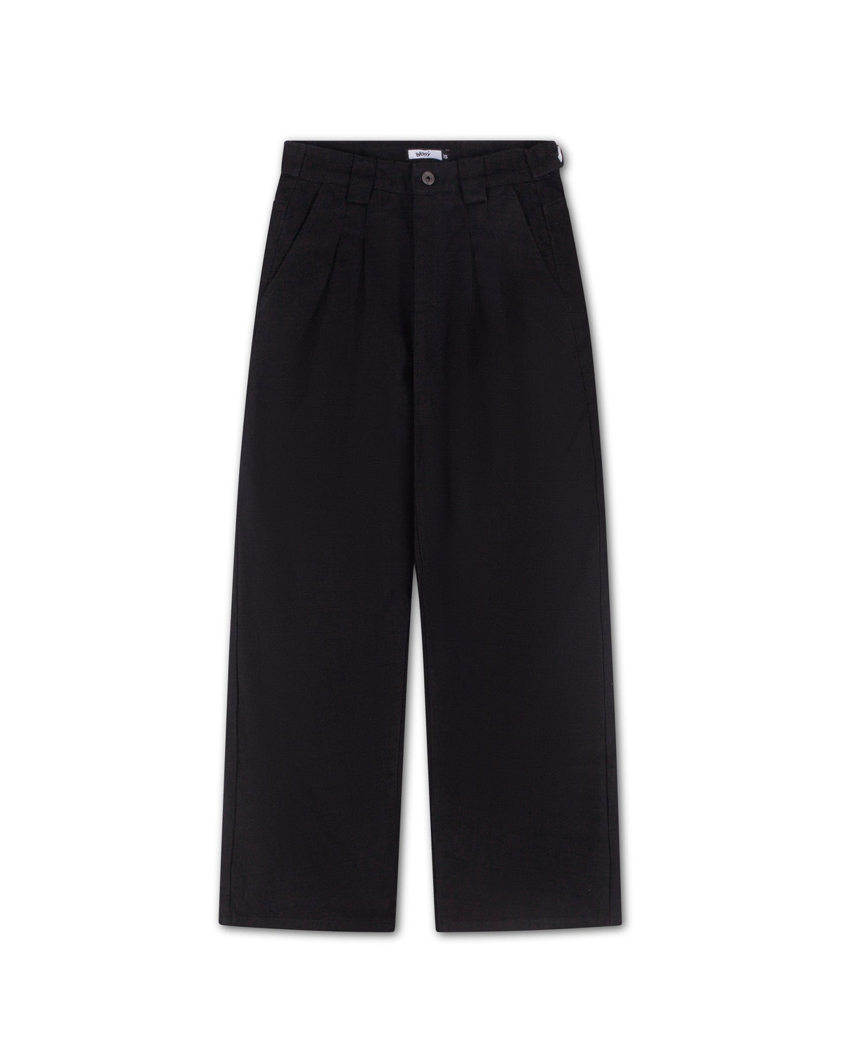 Black Pleated Denim