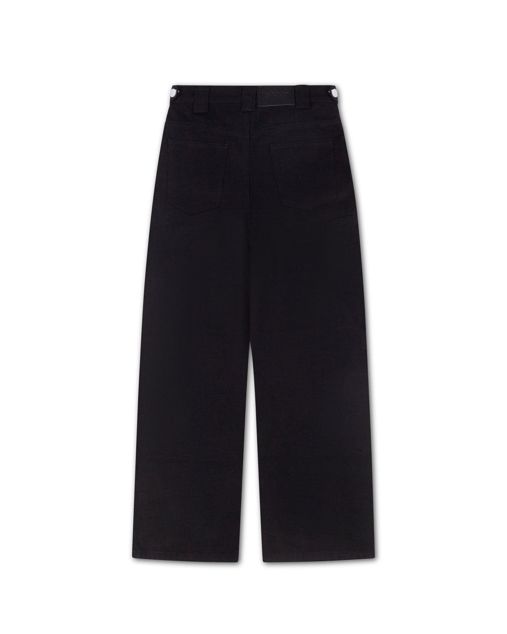 Black Pleated Denim