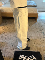 White Bootcut Selvedge Denim