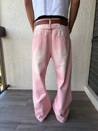 Pink Bootcut Denim