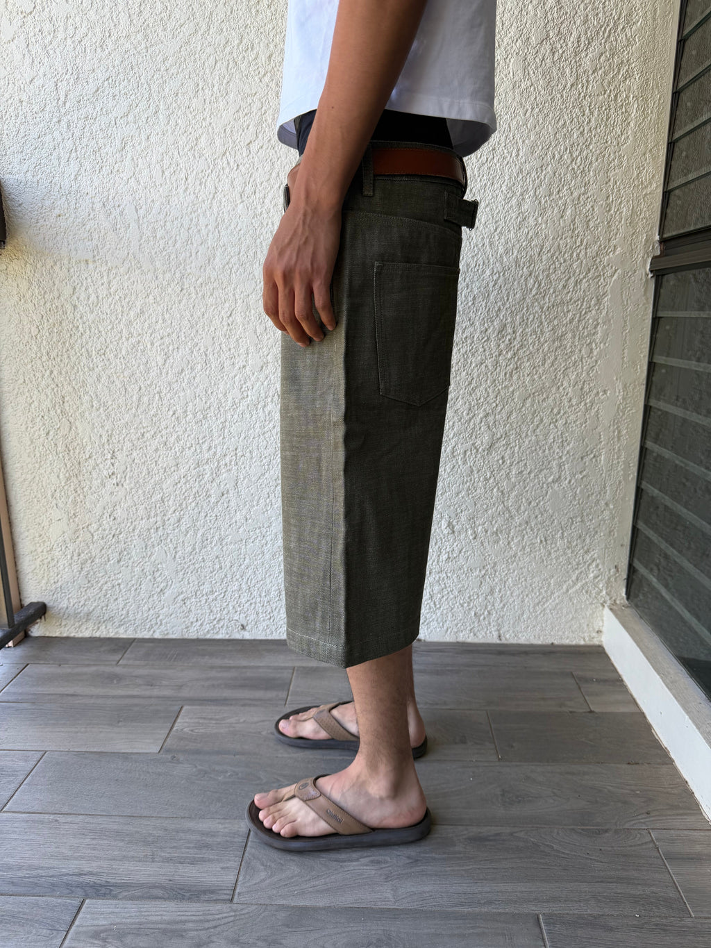 Green Selvedge Jorts