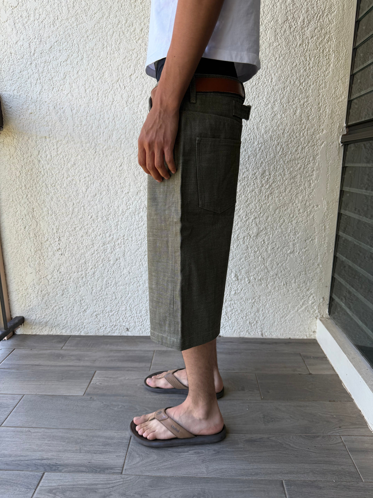 Green Selvedge Jorts