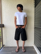 Black Selvedge Jorts
