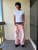 Pink Bootcut Denim