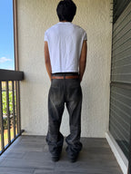 Black Straight Fit Denim