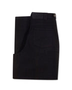 Black Pleated Denim