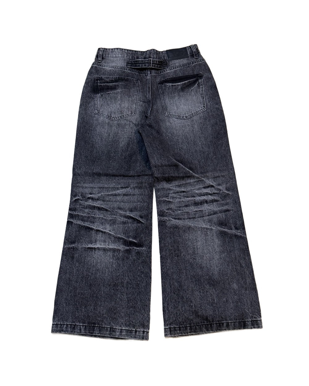 Dark Black Bootcut Denim