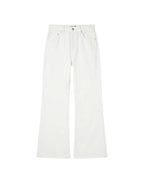White Bootcut Selvedge Denim